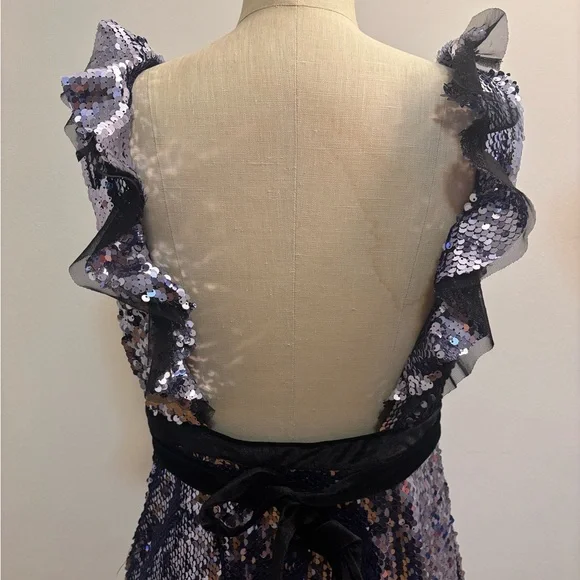 Free People Sequin Mini Dress - 6 - Picture 9 of 16